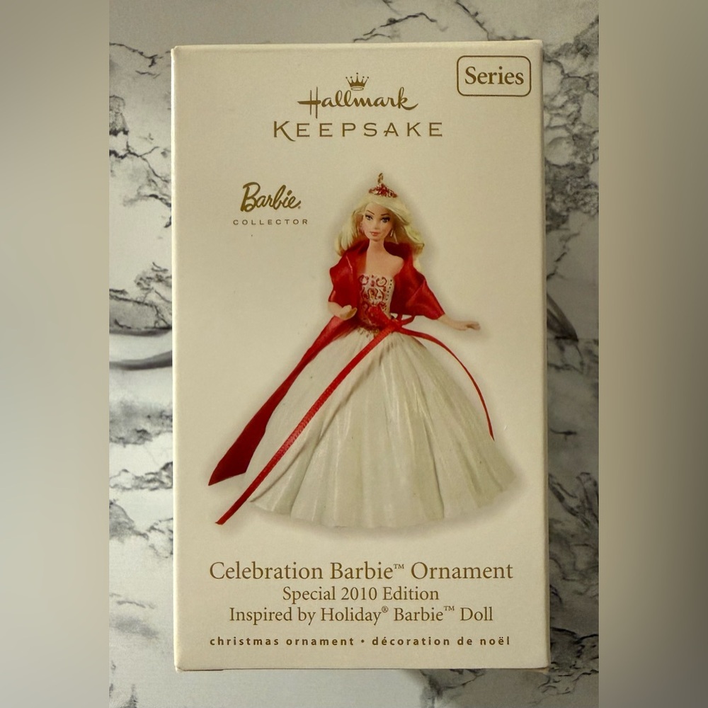 Hallmark Keepsake Ornament Celebration Barbie 2010 Edition
